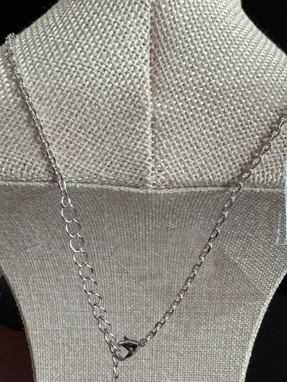 Sunburst Silver-tone Sparkling Pendant Necklace -  24” Adjustable Chain